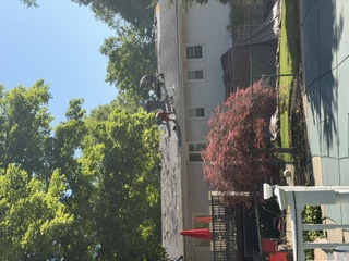 B&T Home Improvements roofing crew on job site in Bergen County NJ