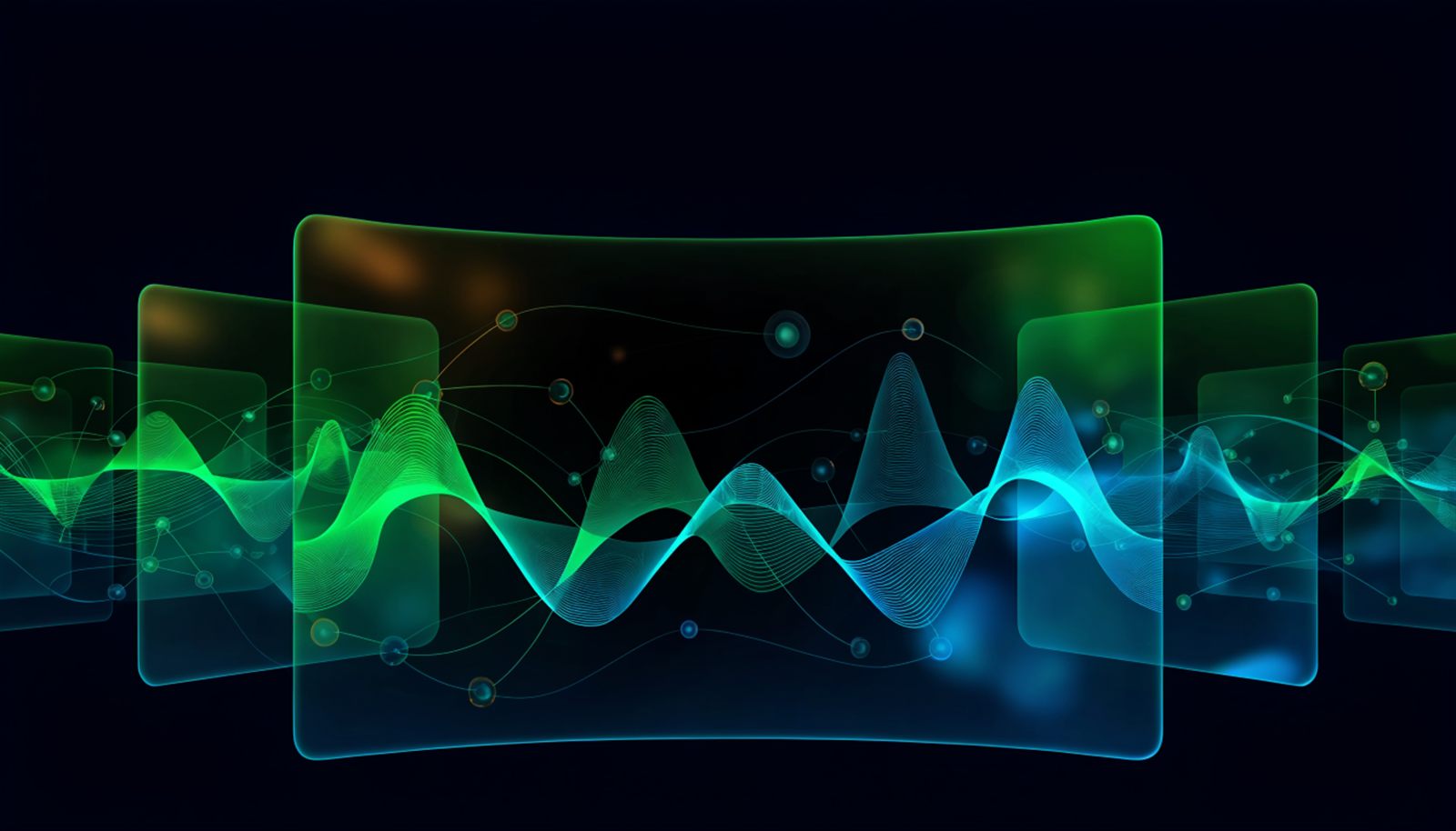 Abstract illustration representing layered digital skills and learning modules