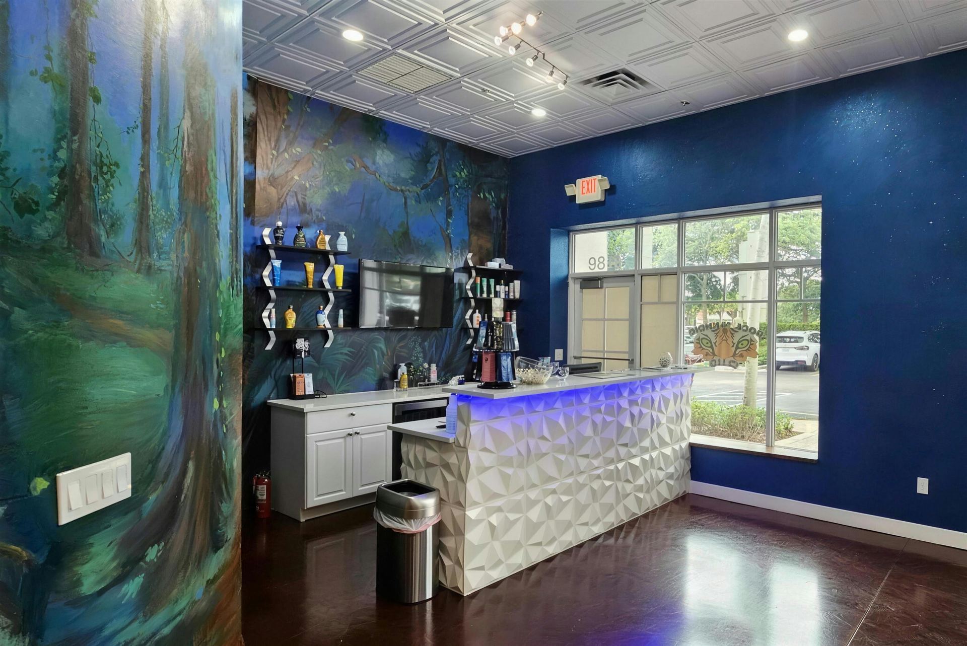 Inside the Boca Tanning Club salon on Weston Road in Weston