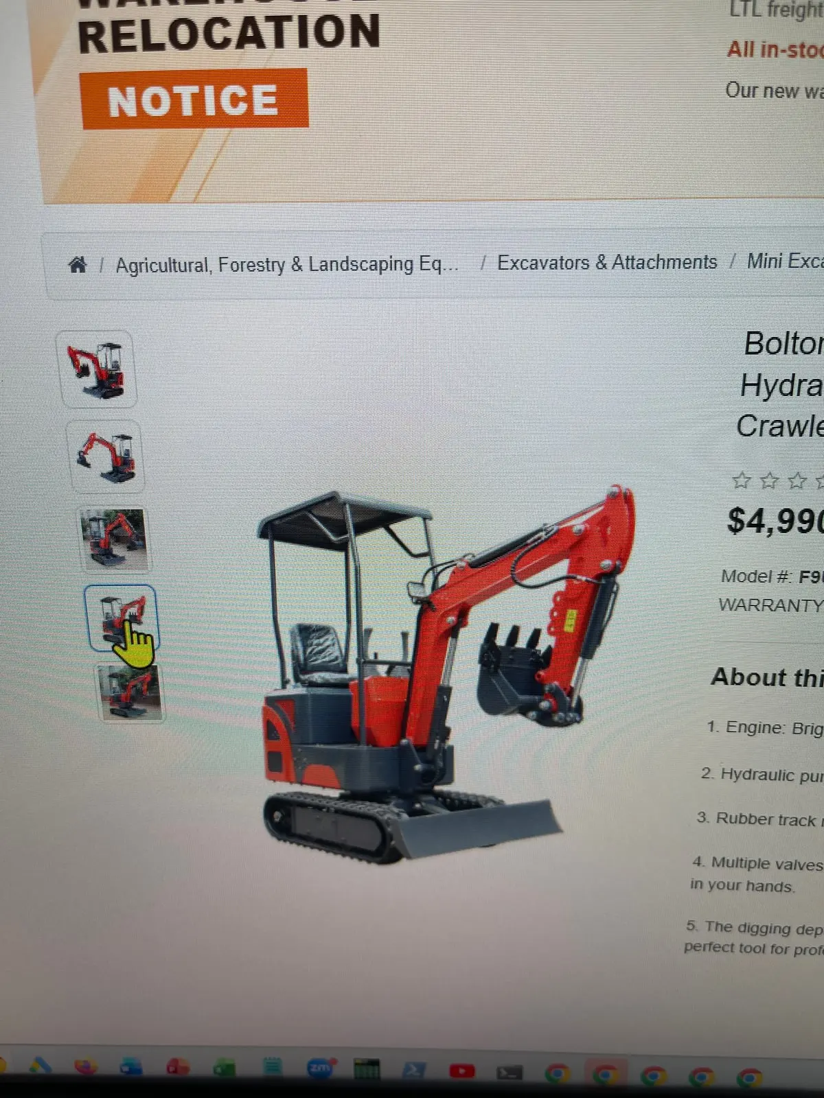 1995 Case SV185 Trencher