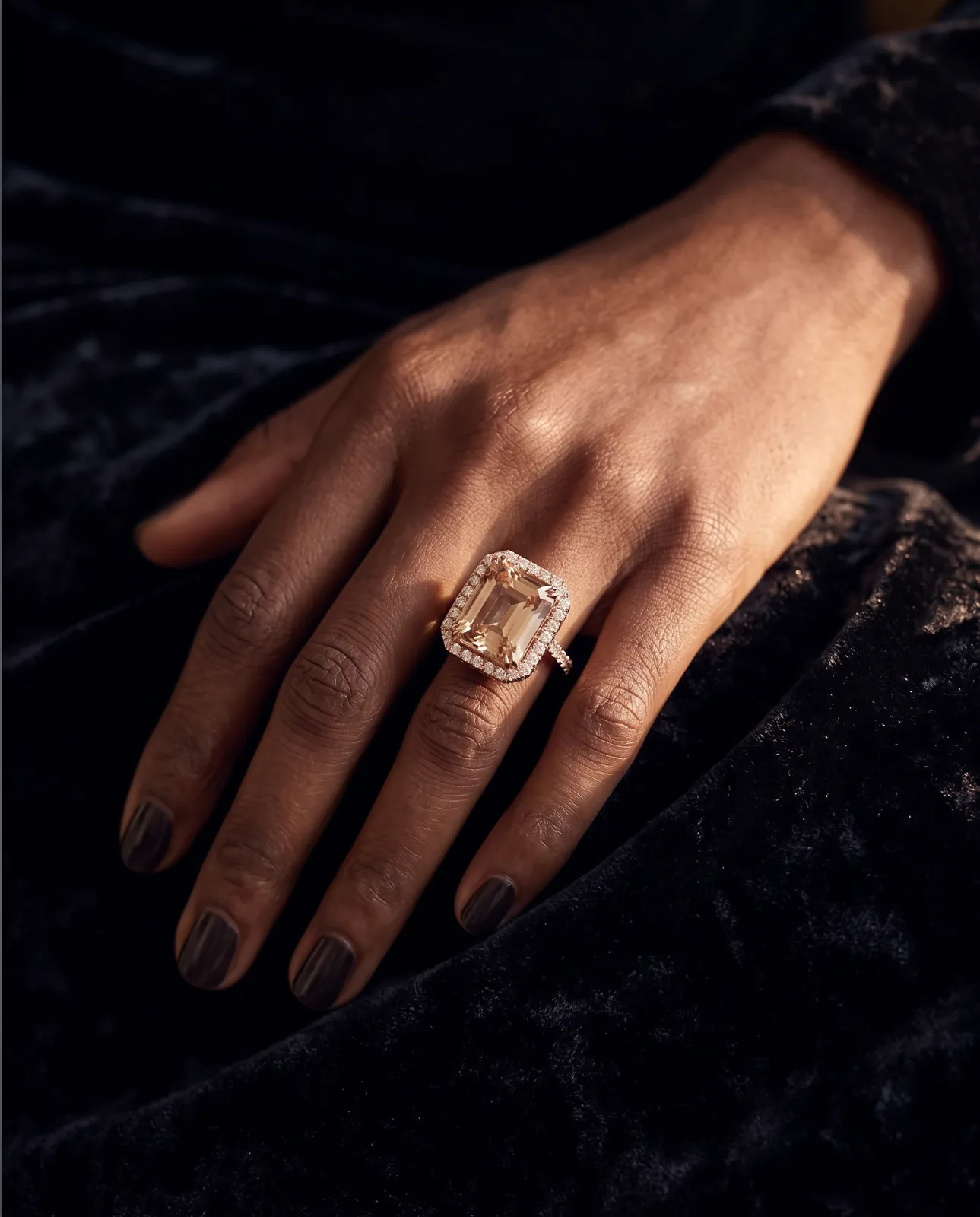Champagne Radiant Ring