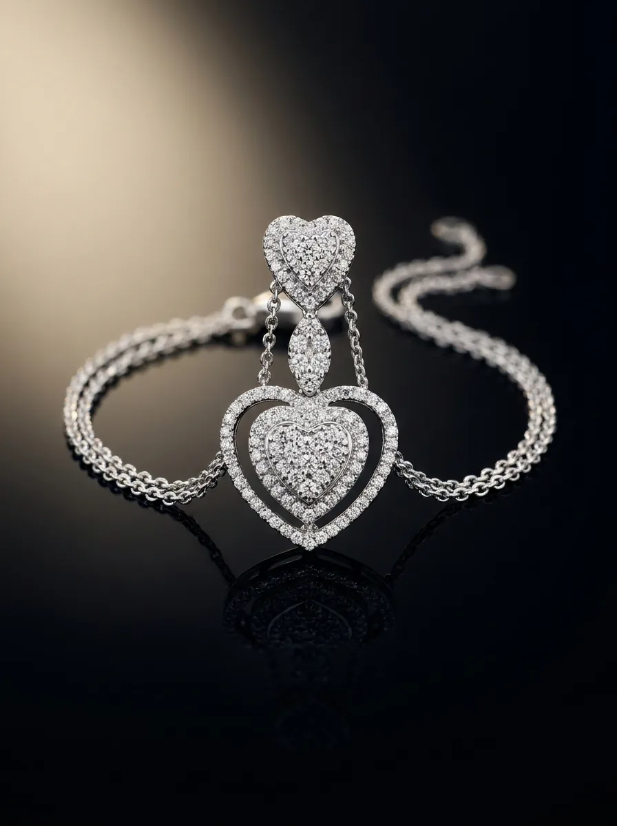 Double Heart Bracelet