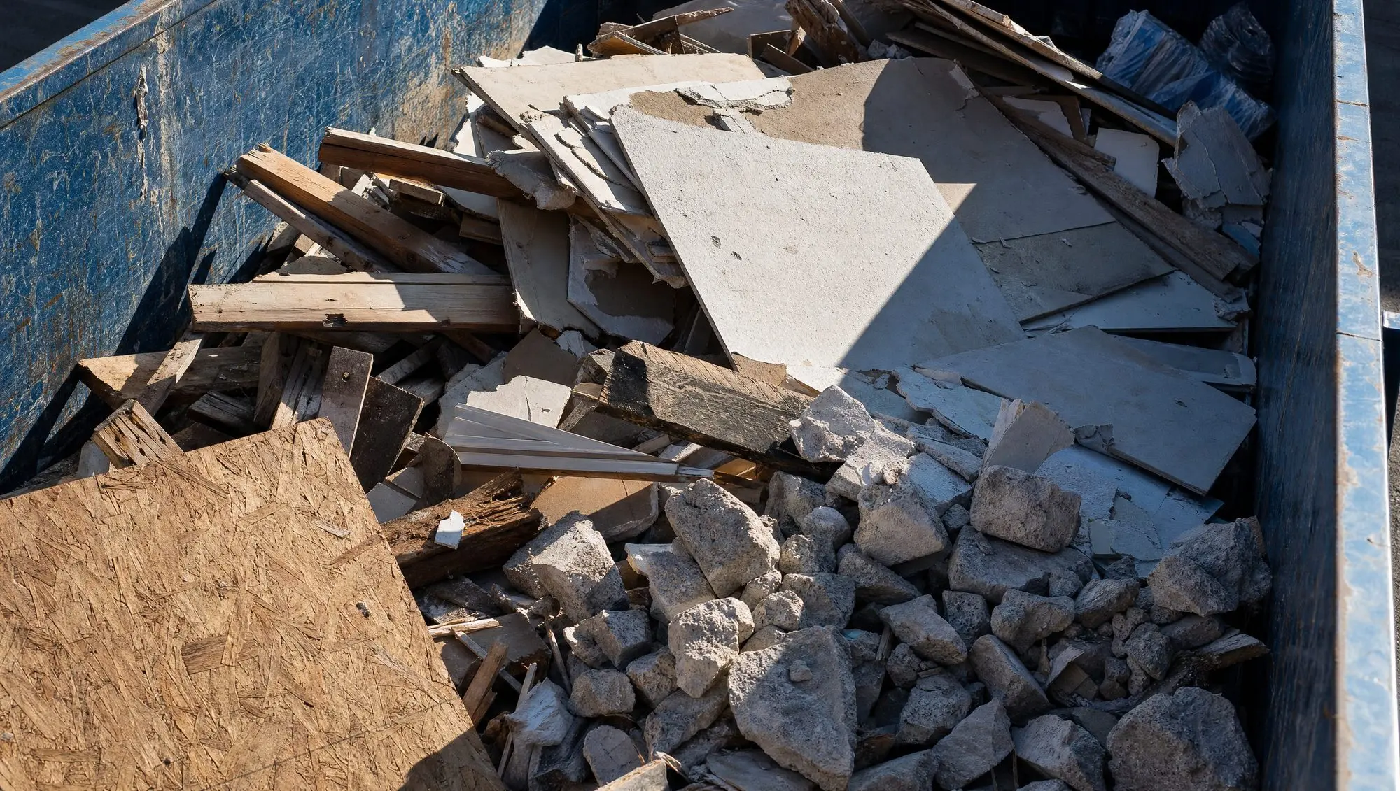 Construction Debris dumpster rental