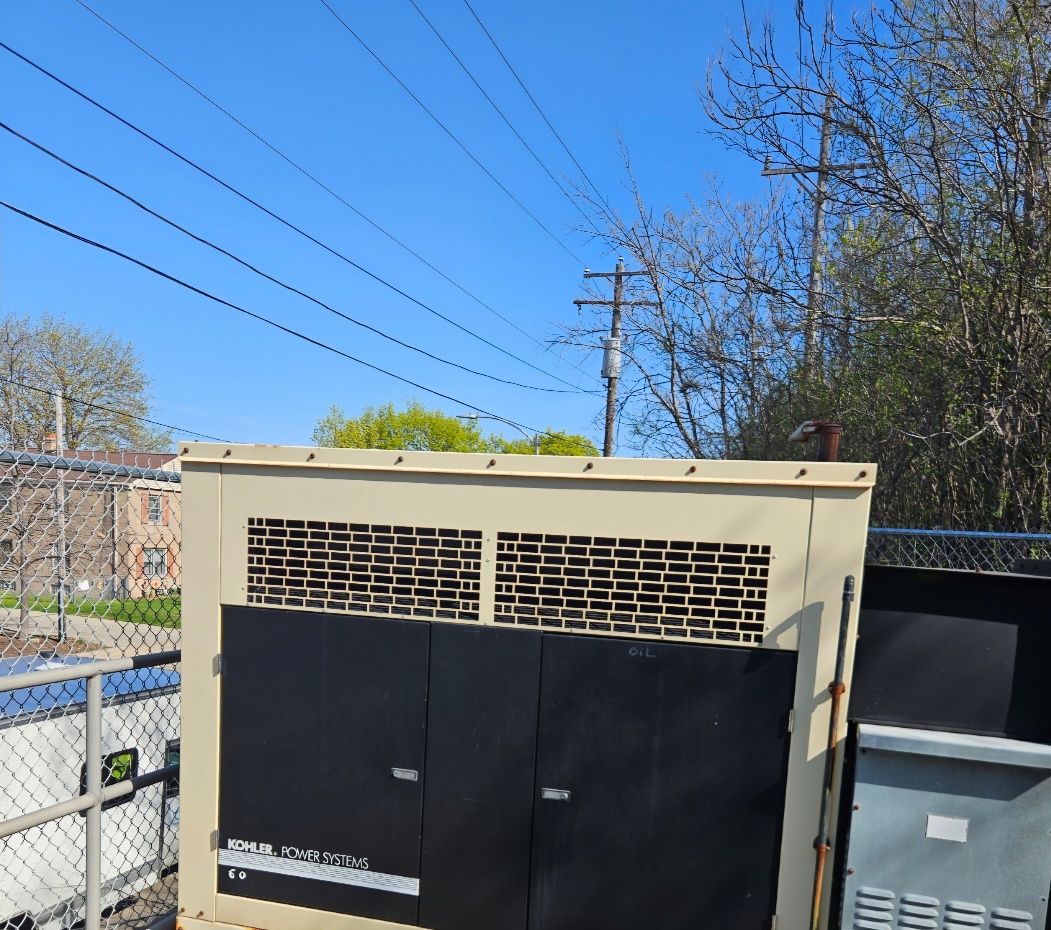 Paramount Electric commercial Kohler generator installation