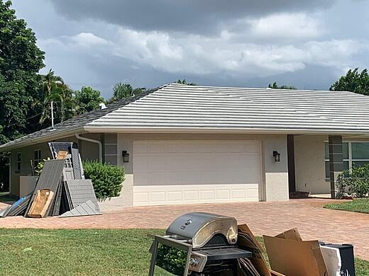 Miter Tile Roof — Finished